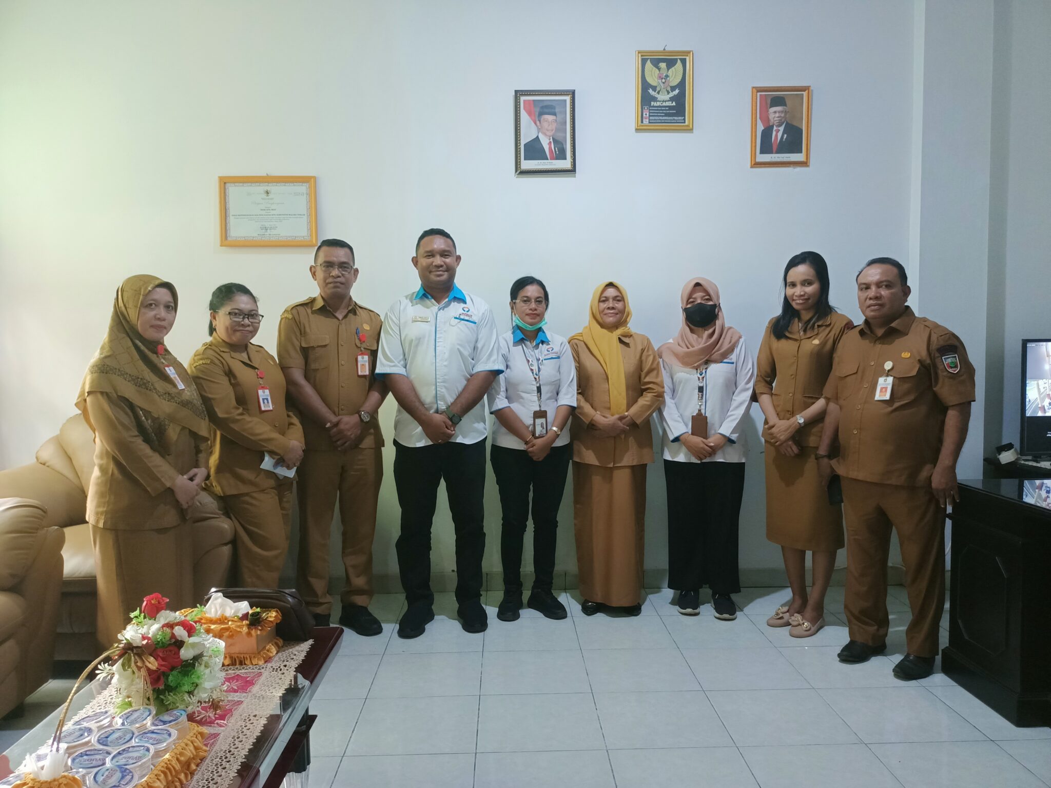 Kunjungan Ombudsman Dalam Rangka Penilaian Kepatuhan Penyelenggaraan Pelayanan Publik Pada Dinas Kependudukan dan Pencatatan Sipil Kabupaten Maluku Tengah